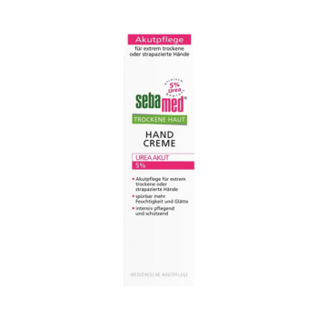 SebaMed Handcreme Urea Akut 5 Prozent, für trockene Haut, 75ml